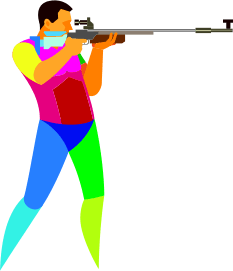 image of a standing shooter